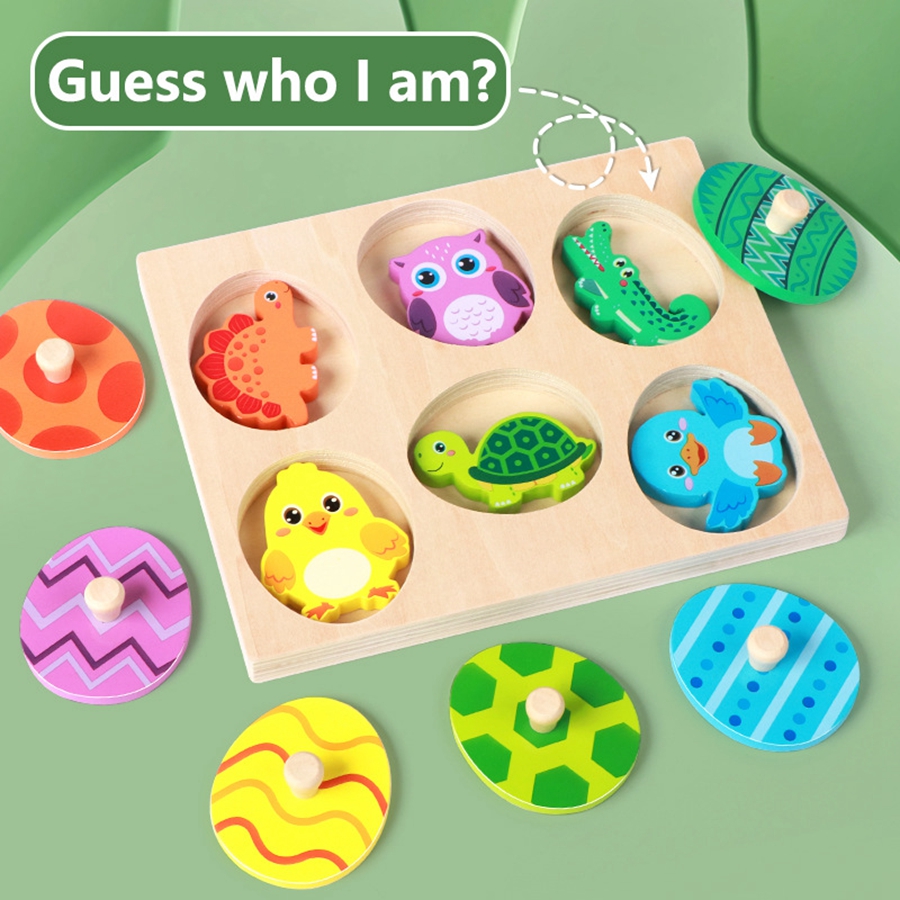 Kids Educational Box - Animali abbinati a strati di uova