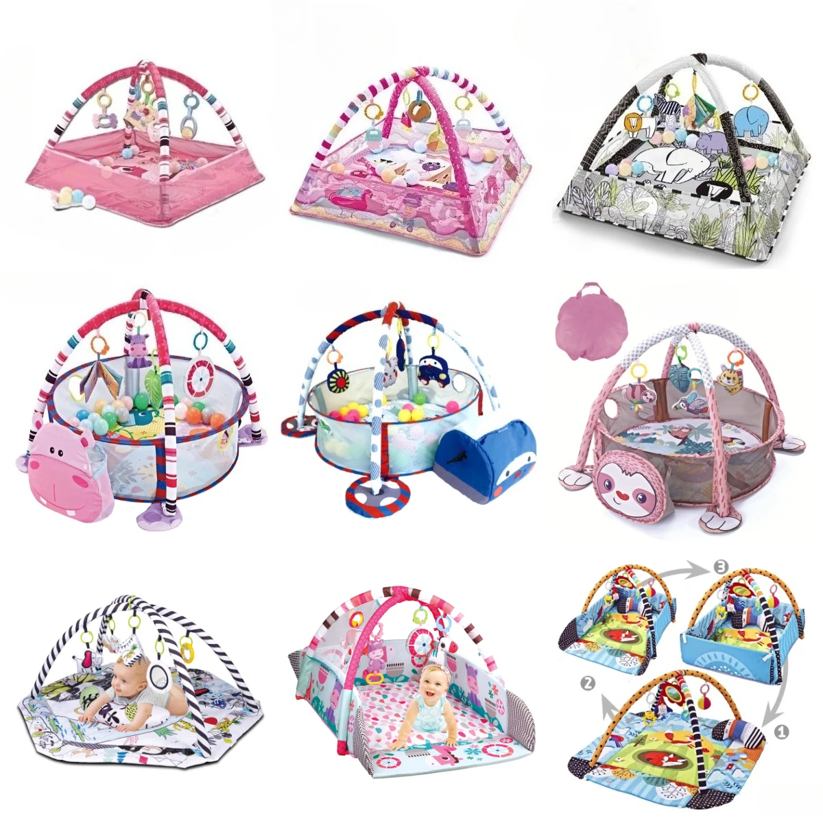Kids Education Rug - Telaio fitness educativo per bambini Tappetino