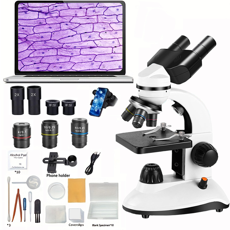 Kids Definition Of Education - Microscopio Binoculare, LED ad Alta Definizione