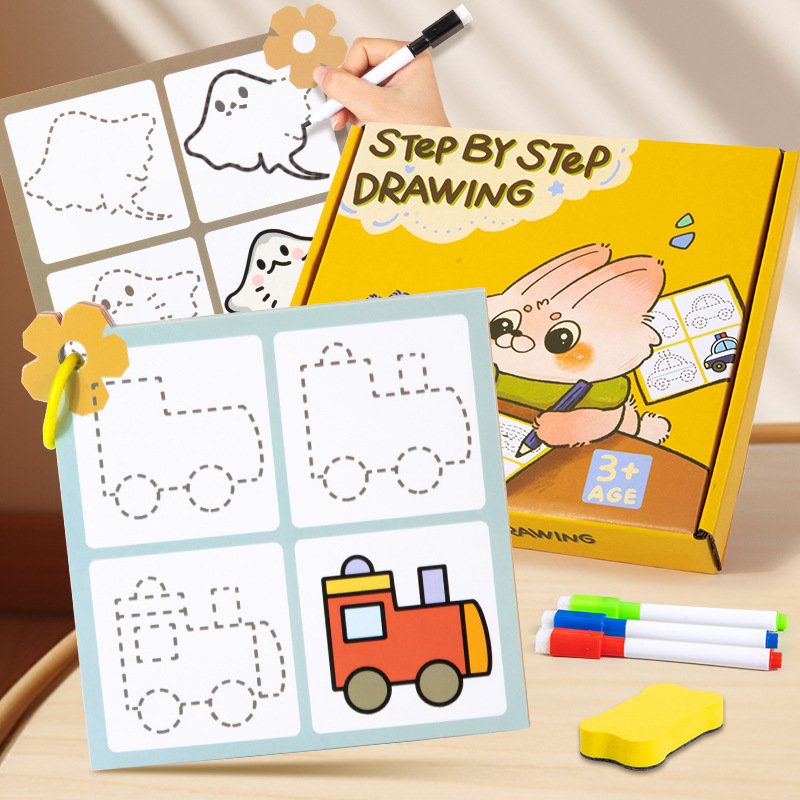 Kids Education Steps - Bambini Montessori Giocattoli da disegno Passo