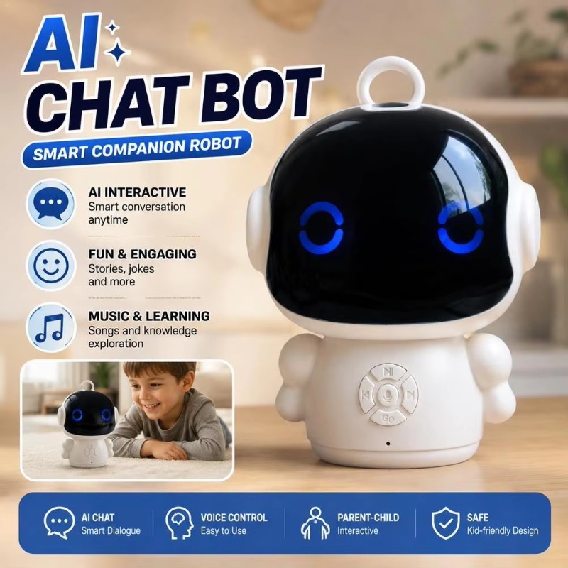 Japanese Kids Education - Giocattolo Robot Intelligente AI con WiFi,