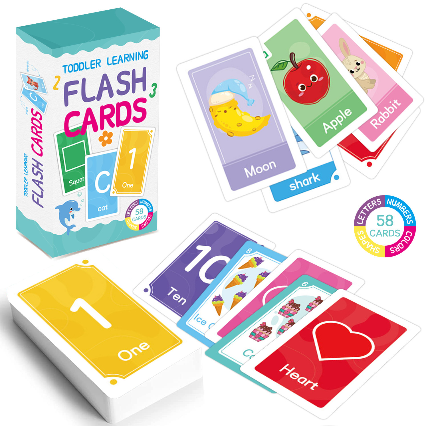 58 pezzi ABC Alfabeto Flashcar - Game Educational For Kids Free recensione e prezzo