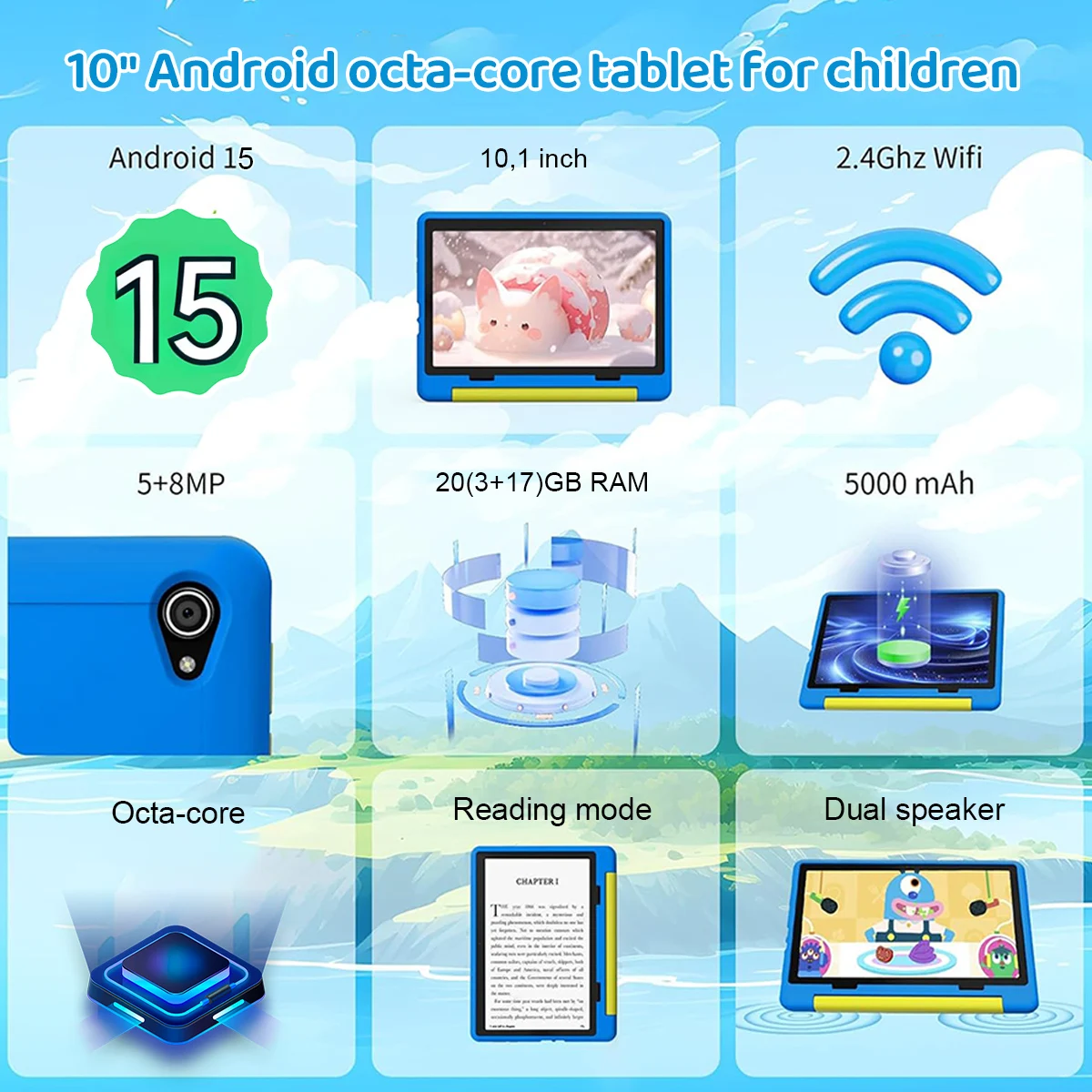 Tablet per bambini Tablet Andr - Kids Education Tablets recensione e prezzo