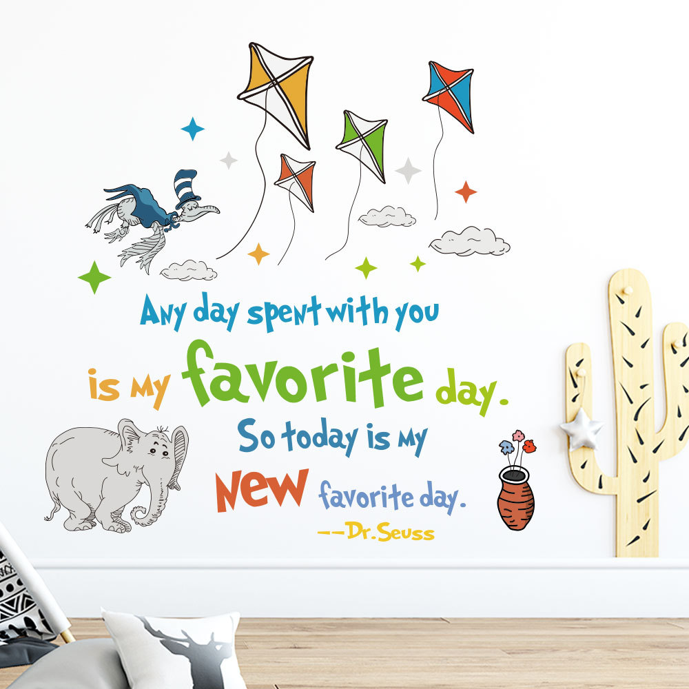 Colorful Dr. Seuss Inspiration - Inspirational Kids Education Quotes recensione e prezzo
